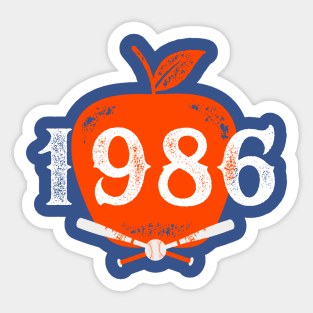 1986 New York Mets Sticker